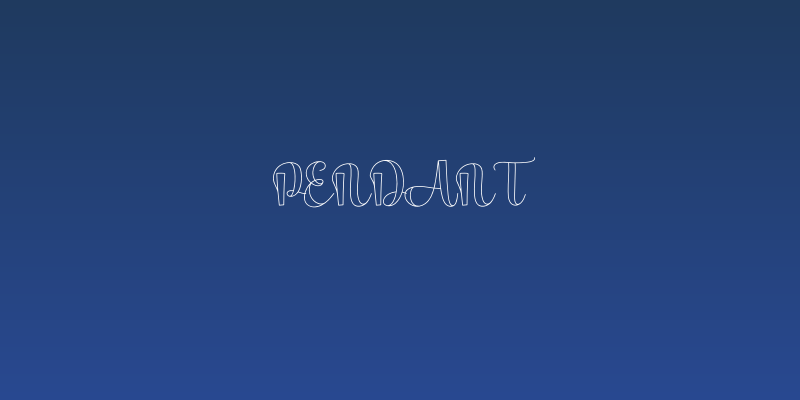 Pendant Social Header