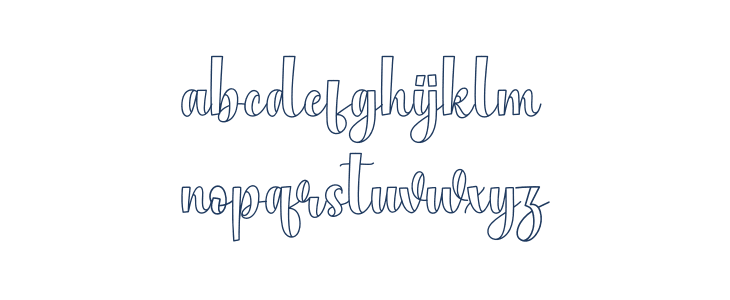 Pendant Lowercase