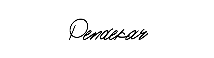 Pendekar  تنزيل الخطوط