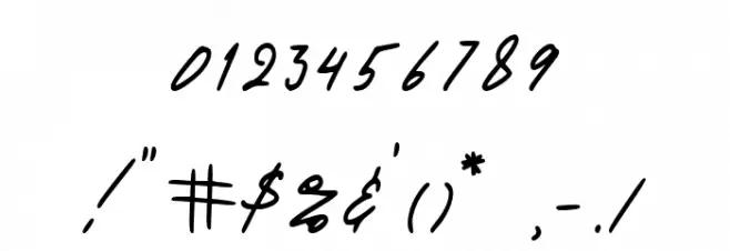 Pendekar خط محارف أخرى