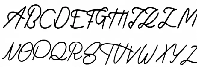 Pendekar خط أحرف كبيرة