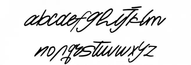 Pendekar خط أحرف صغيرة