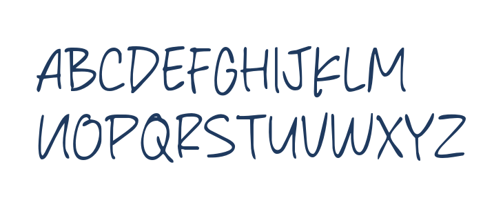 Pendent Signature Uppercase