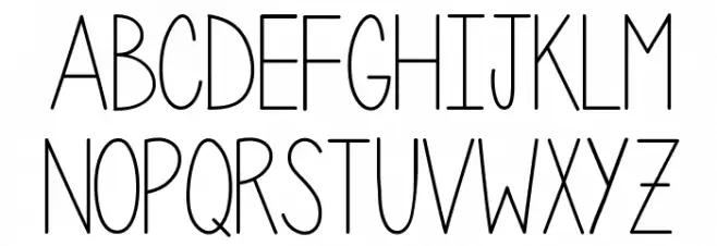 Penelope Anne Schriftart Groß