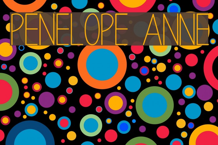 Penelope Anne Font examples