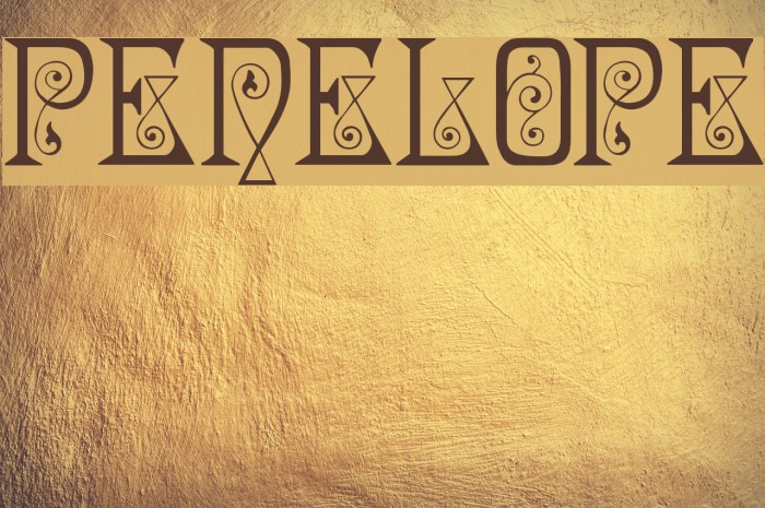 Penelope Font examples