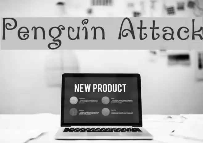 Penguin Attack Font examples