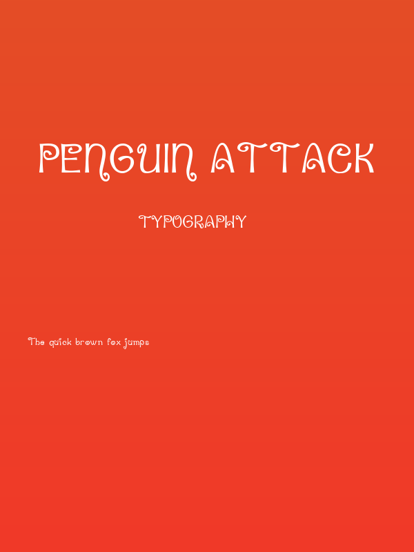 Penguin Attack Poster