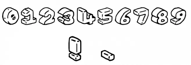 Penguin Regular Font OTHER CHARS