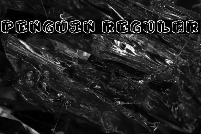 Penguin Regular Font examples