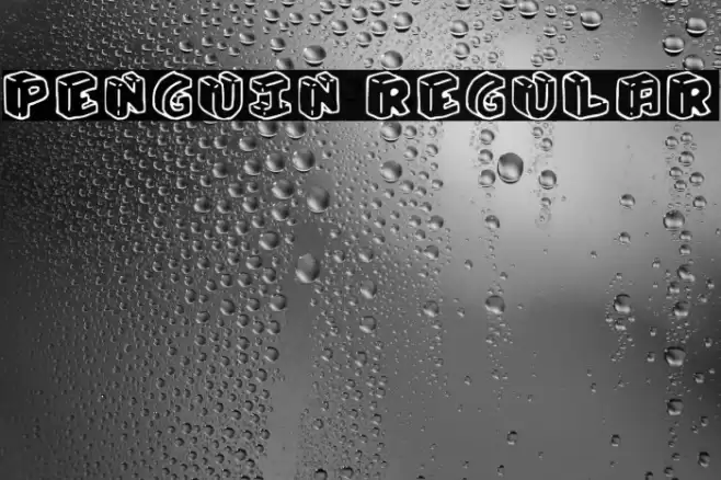 Penguin Regular Font examples