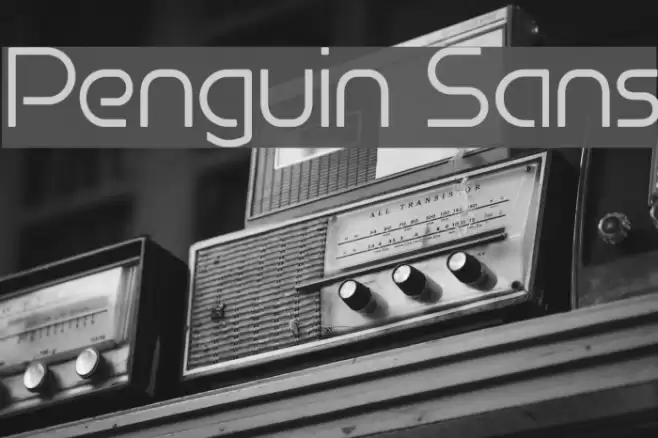 Penguin Sans Font examples