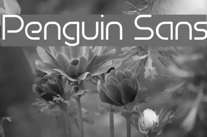 Penguin Sans Font examples