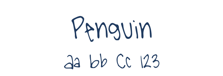 Penguin Font Preview