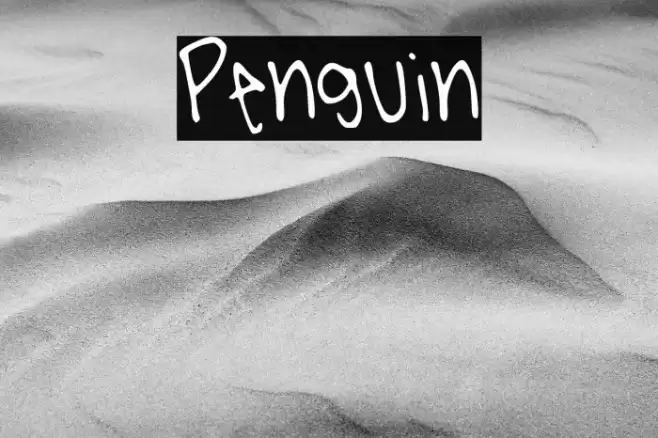 Penguin Font examples