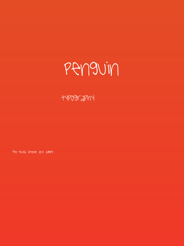 Penguin Poster