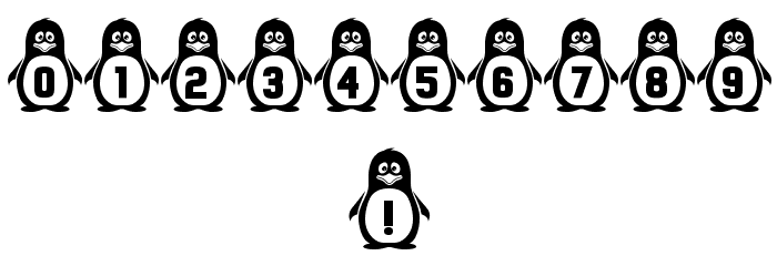 Penguins Regular Font OTHER CHARS