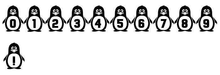 Penguins Regular Font OTHER CHARS