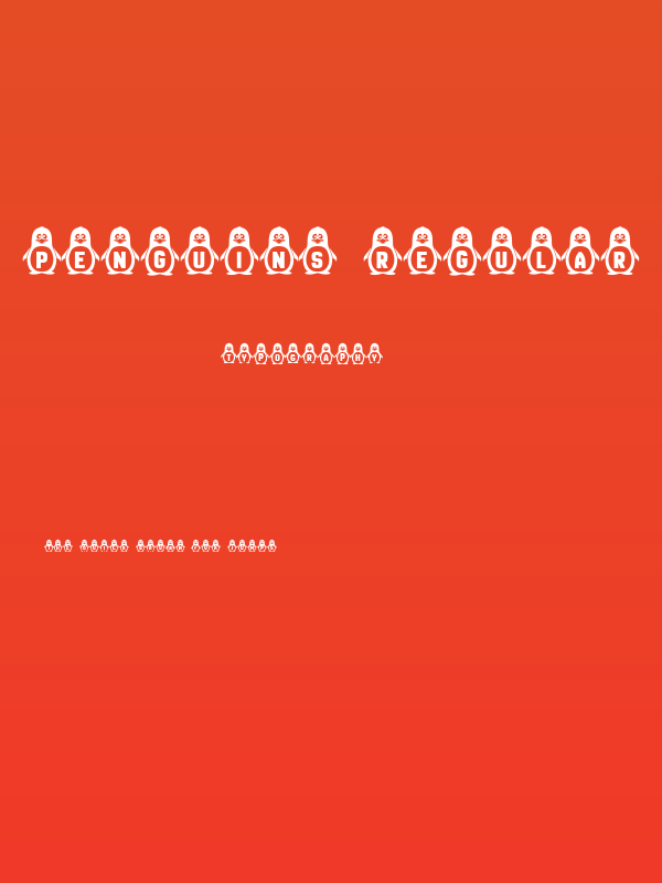 Penguins Regular Poster