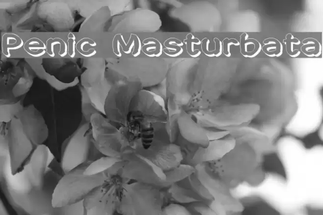 Penic Masturbata Font examples