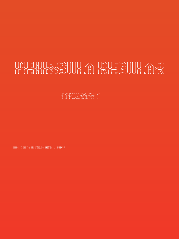 Peninsula Regular Poster