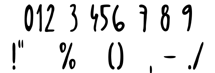 Penis Bold Font OTHER CHARS