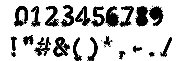 Penis Typography Black Font OTHER CHARS
