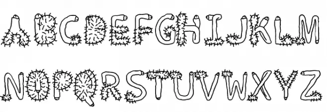Penis Typography Regular フォント 大文字