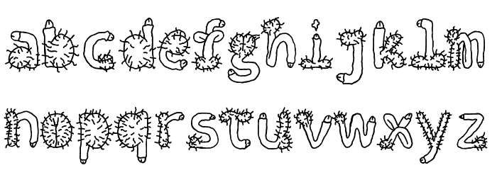 Penis Typography Regular Fuentes MINÚSCULAS