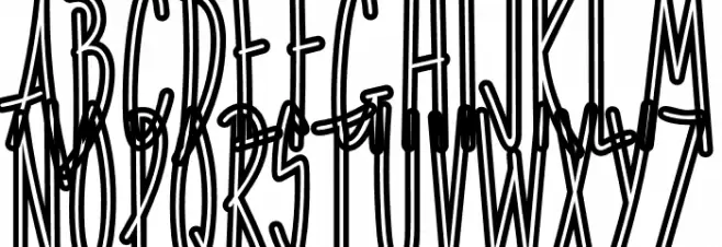 Penitencia Schriftart Groß