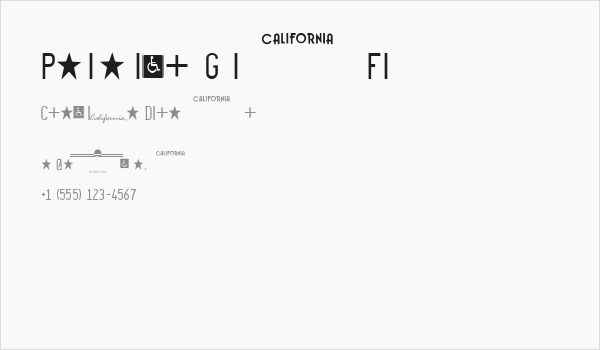 Penitentiary Gothic Fill Business Card