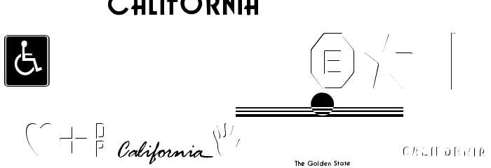 Penitentiary Gothic Hilite Font LOWERCASE