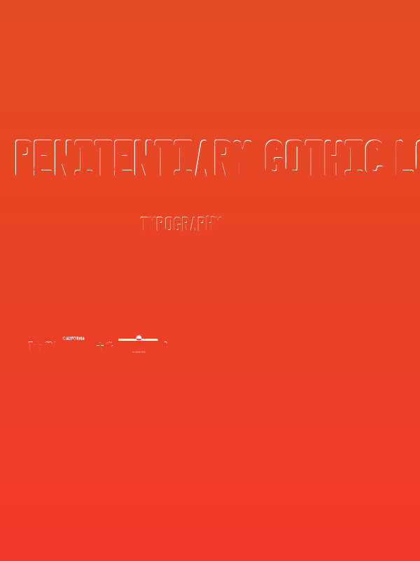 Penitentiary Gothic Lolite Poster