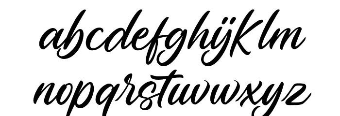 PenleighFREE Font LOWERCASE