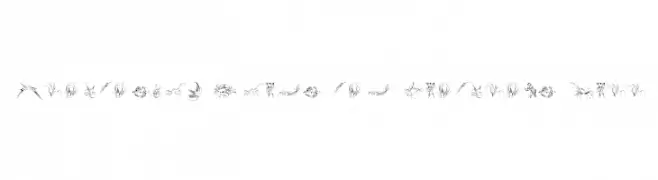 Penmanship Birds and Ornaments Free  font caratteri gratis