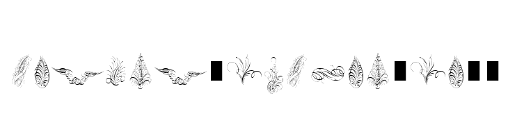 Penmanship Feathers  font caratteri gratis