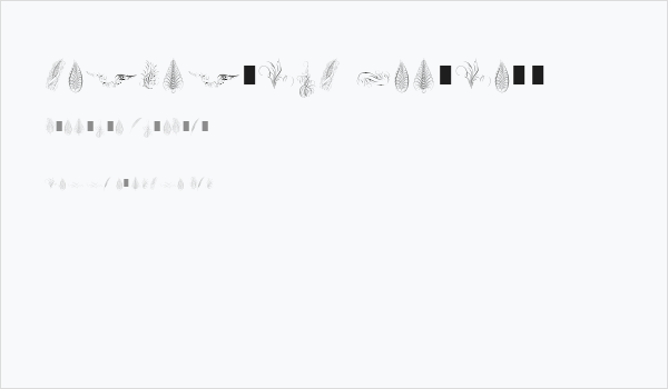 Penmanship Feathers Business Card