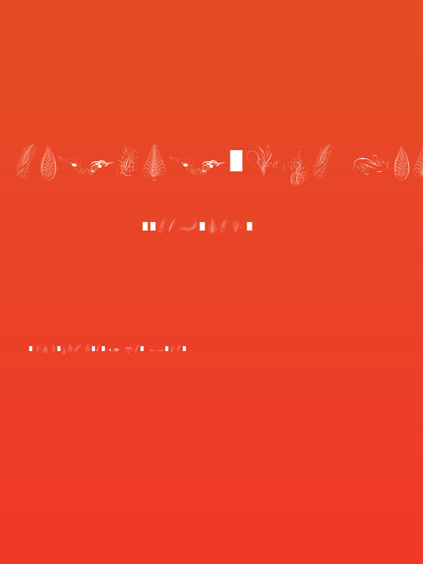 Penmanship Feathers Poster