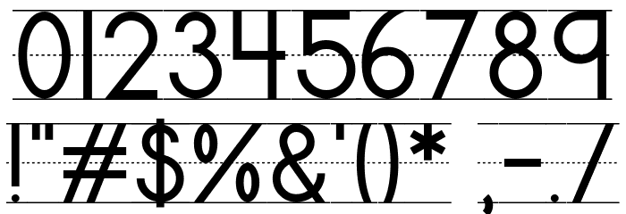 Penmanship Ledger Font OTHER CHARS