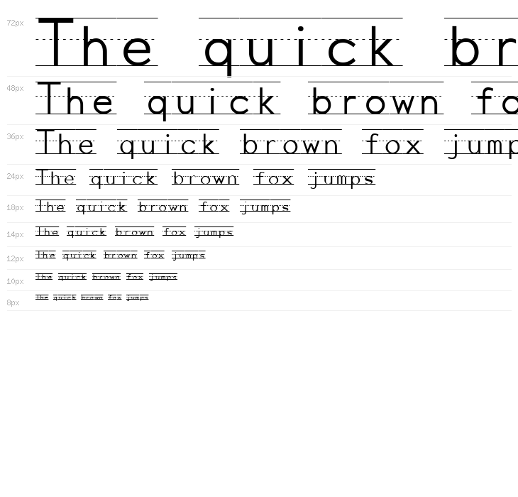 Penmanship Print Waterfall