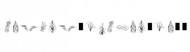 PenmanshipFeathers  font caratteri gratis