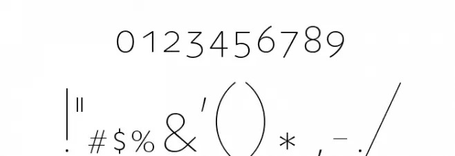 Penna Font OTHER CHARS