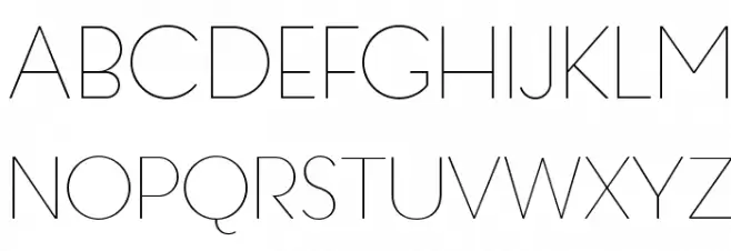 Penna Font UPPERCASE