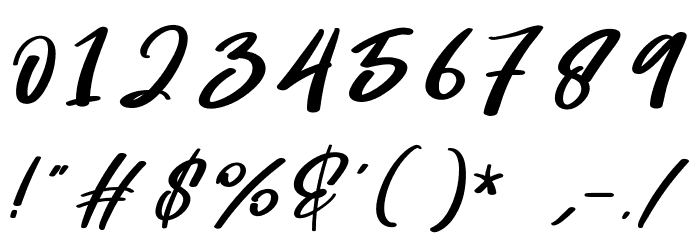 Pennature Font OTHER CHARS