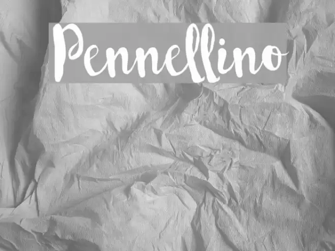 Pennellino Font examples