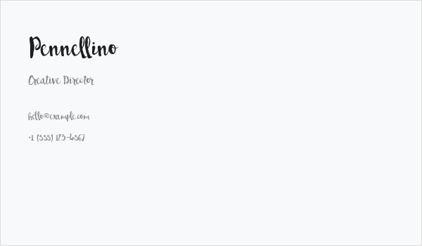 Pennellino Business Card