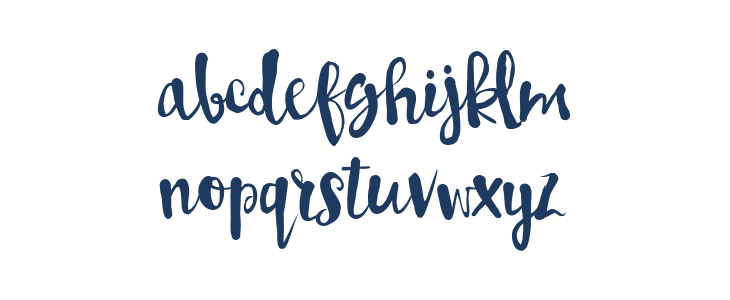 Pennellino Lowercase