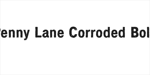 Penny Lane Corroded Bold Logo