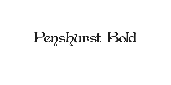 Penshurst Bold Logo