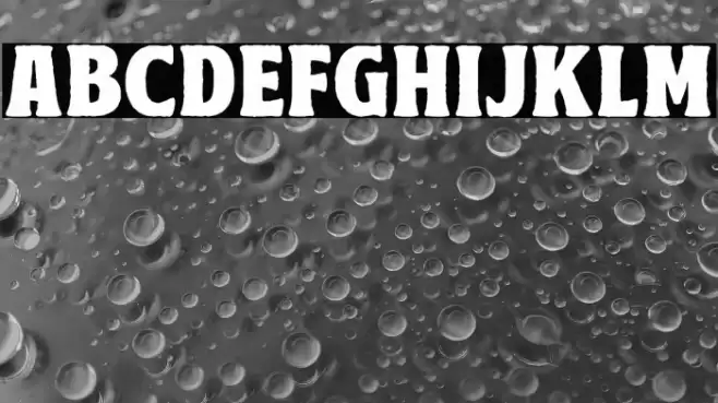 PensterBrossRoughDemo Font examples